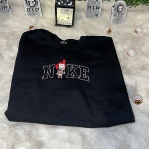 Custom pennywise Nike embroidered crewneck